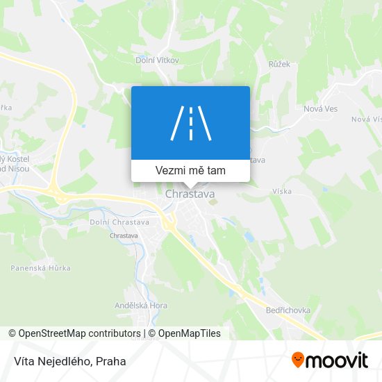 Víta Nejedlého mapa