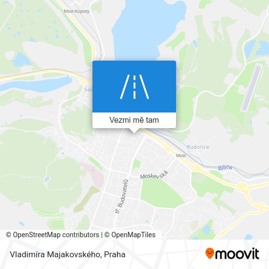 Vladimíra Majakovského mapa
