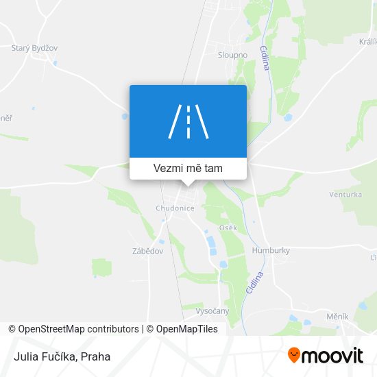 Julia Fučíka mapa