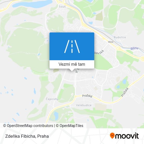 Zdeňka Fibicha mapa