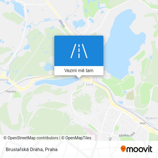 Bruslařská Dráha mapa
