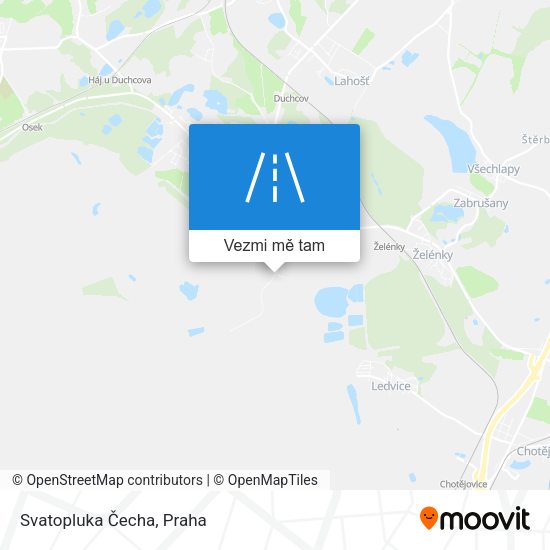 Svatopluka Čecha mapa