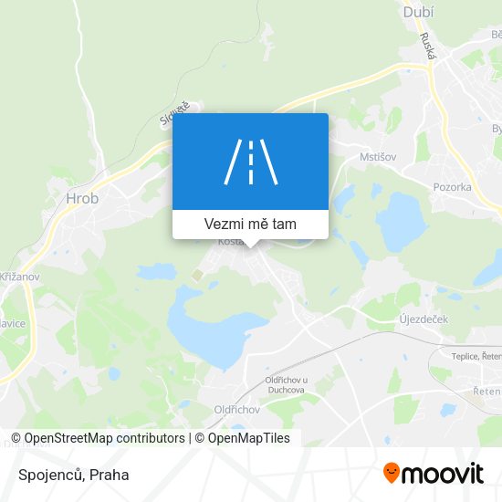 Spojenců mapa