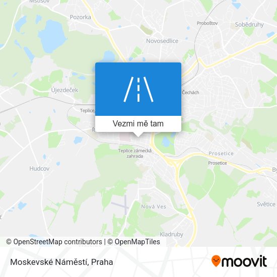 Moskevské Náměstí mapa