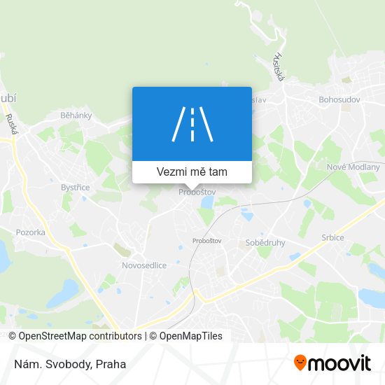 Nám. Svobody mapa