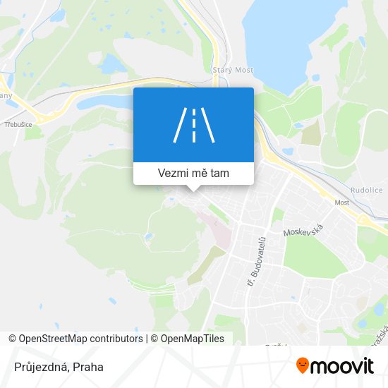 Průjezdná mapa