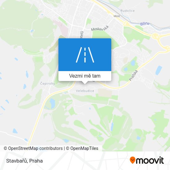 Stavbařů mapa