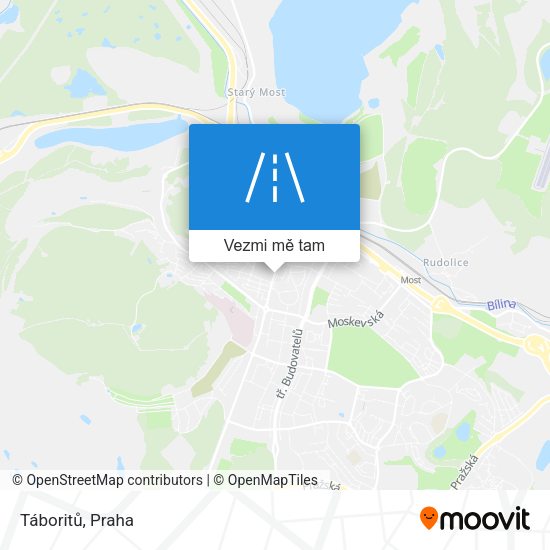 Táboritů mapa