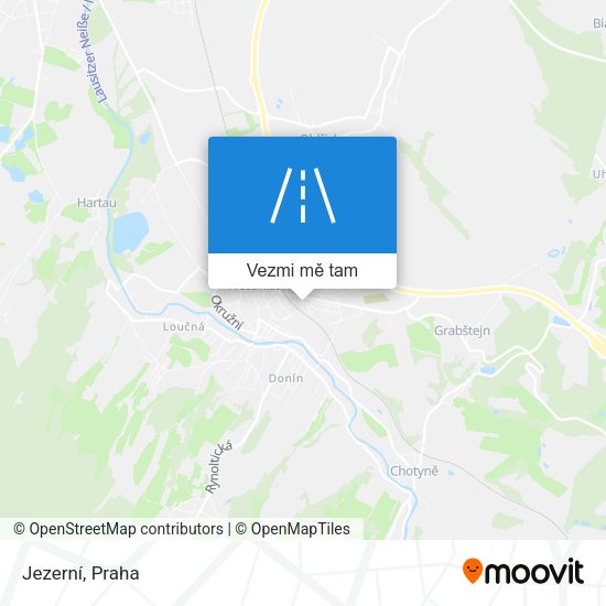 Jezerní mapa