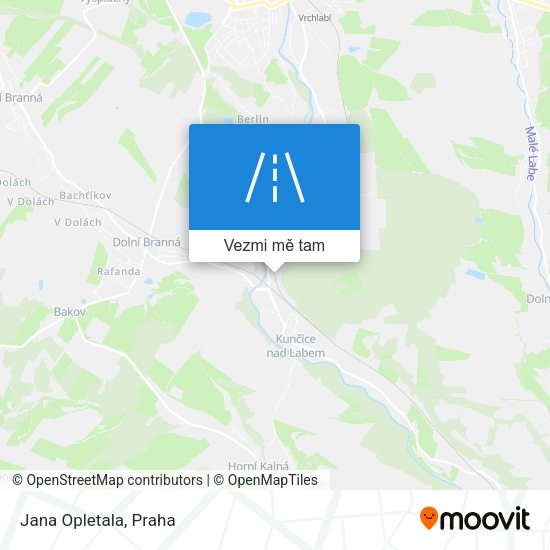 Jana Opletala mapa