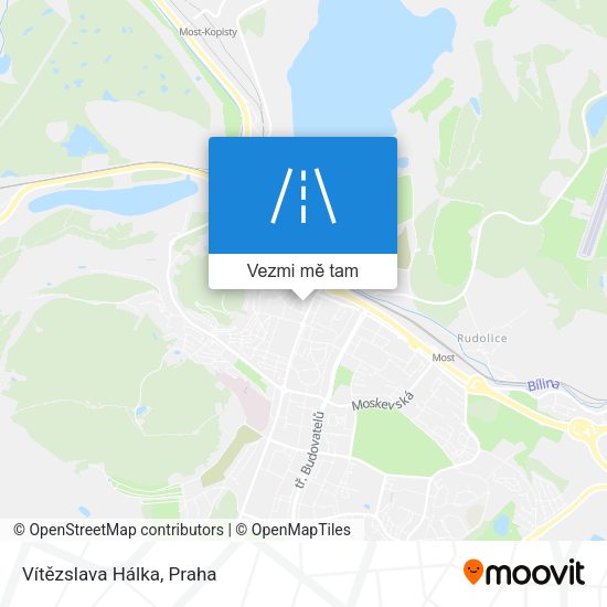 Vítězslava Hálka mapa