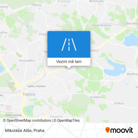 Mikoláše Alše mapa