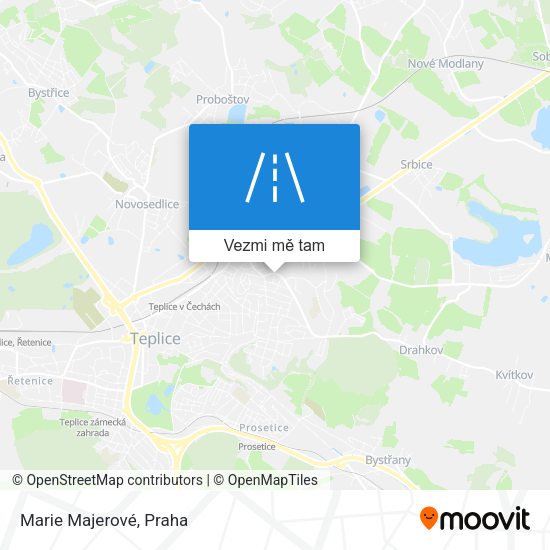 Marie Majerové mapa