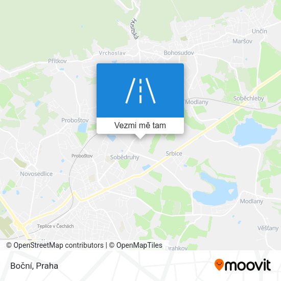 Boční mapa