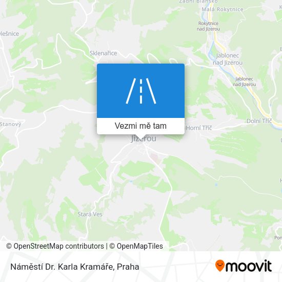 Náměstí Dr. Karla Kramáře mapa