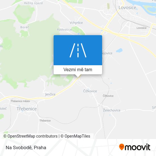 Na Svobodě mapa