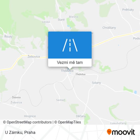 U Zámku mapa