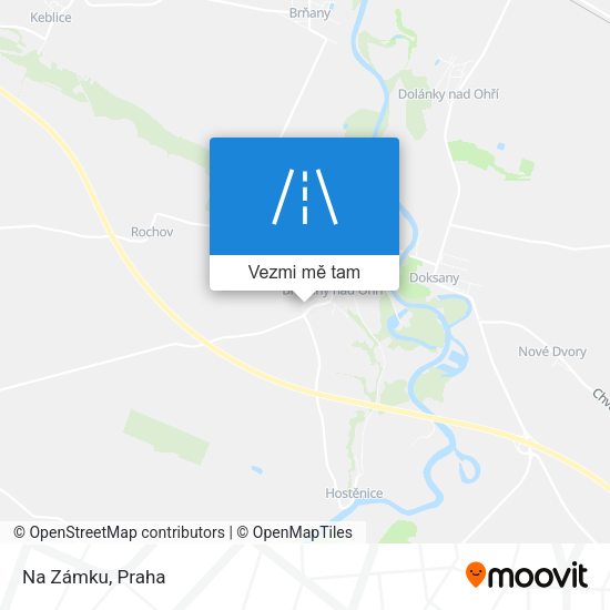 Na Zámku mapa