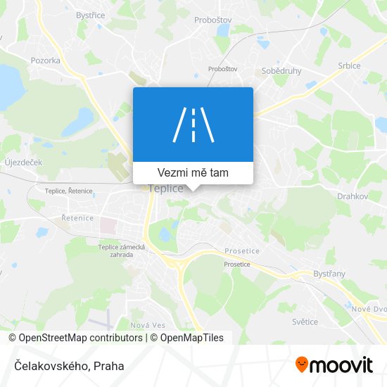 Čelakovského mapa