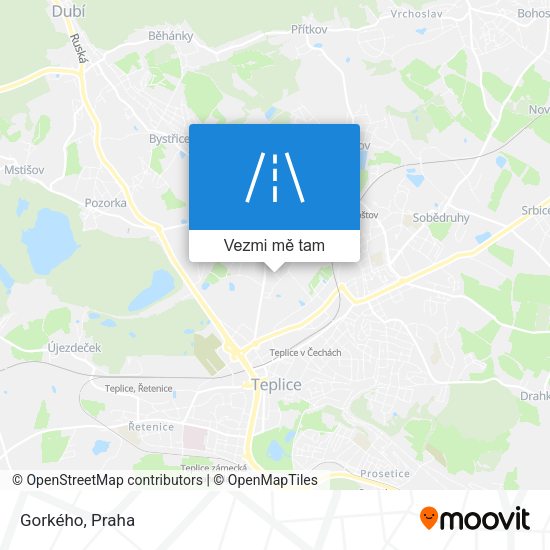 Gorkého mapa