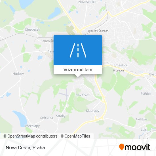 Nová Cesta mapa