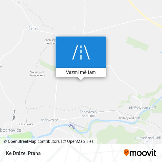 Ke Dráze mapa