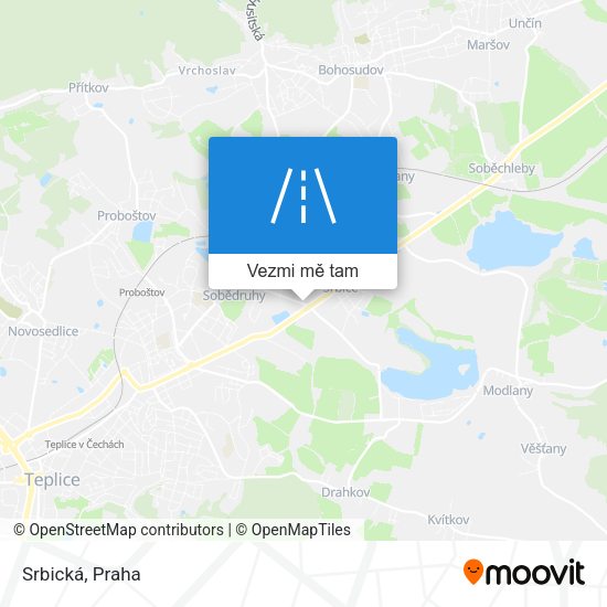 Srbická mapa