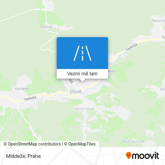 Mládeže mapa