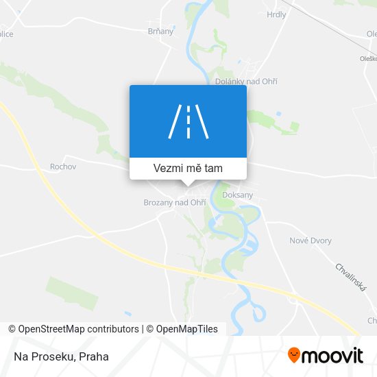 Na Proseku mapa