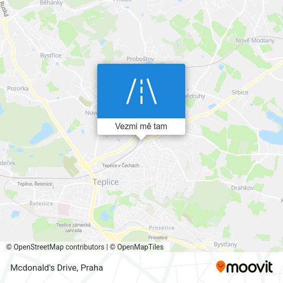 Mcdonald's Drive mapa