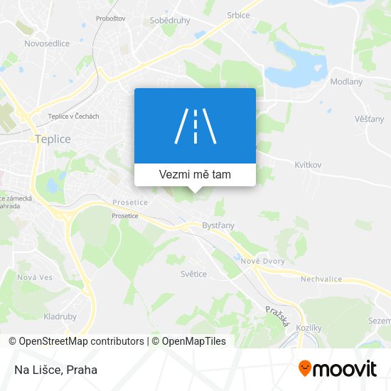 Na Lišce mapa