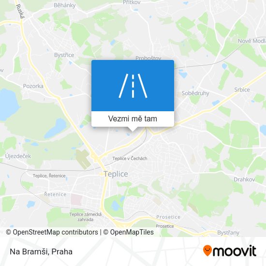 Na Bramši mapa