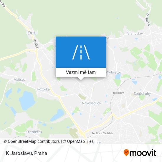 K Jaroslavu mapa