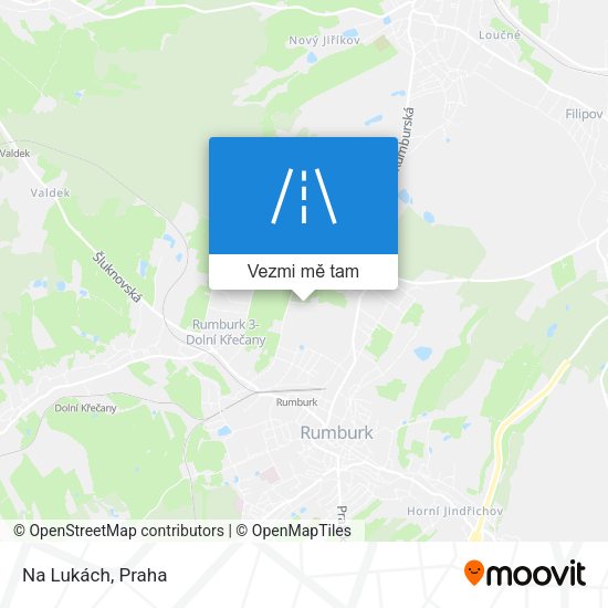 Na Lukách mapa
