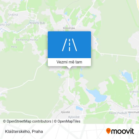 Klášterského mapa