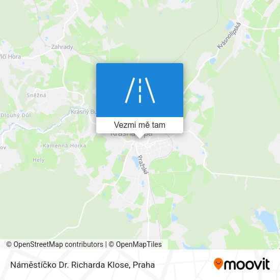 Náměstíčko Dr. Richarda Klose mapa