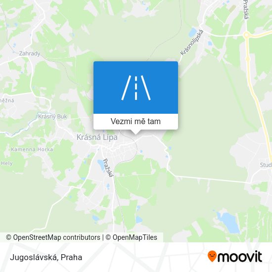 Jugoslávská mapa