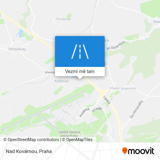 Nad Kovárnou mapa