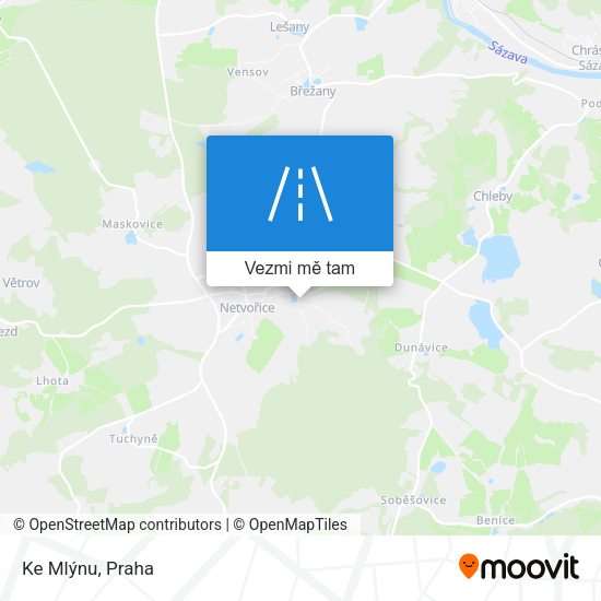 Ke Mlýnu mapa