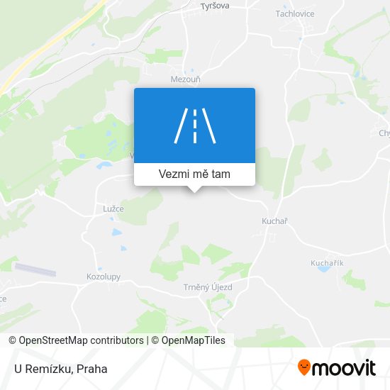 U Remízku mapa