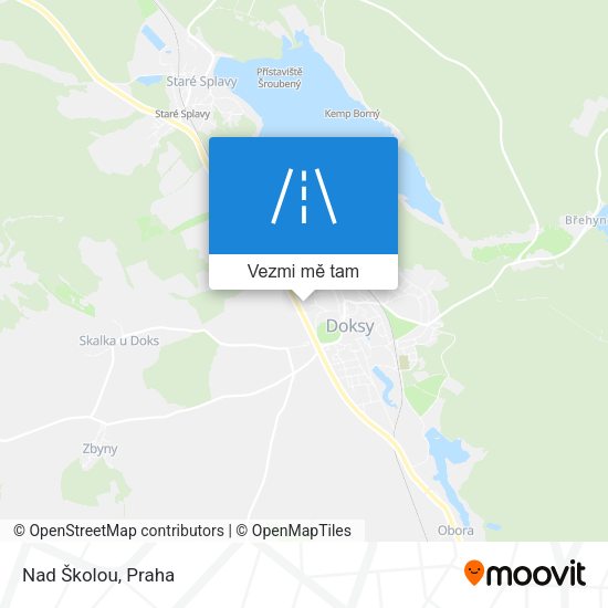 Nad Školou mapa