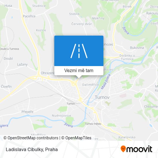 Ladislava Cibulky mapa