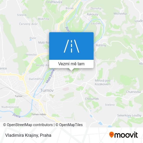 Vladimíra Krajiny mapa