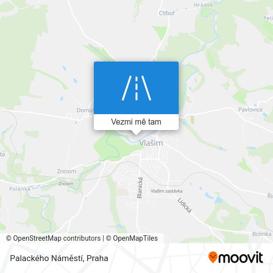 Palackého Náměstí mapa