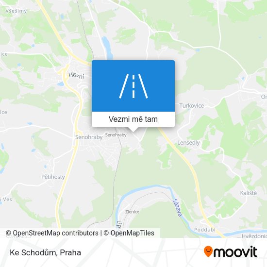 Ke Schodům mapa