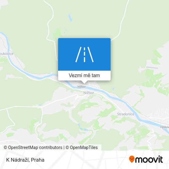 K Nádraží mapa
