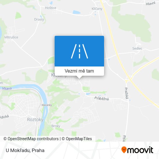 U Mokřadu mapa