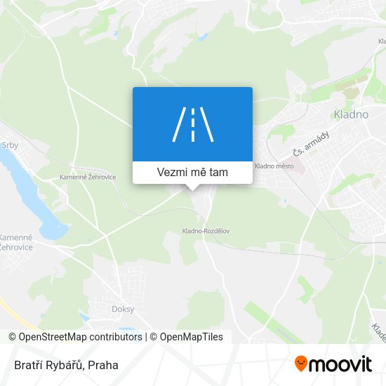 Bratří Rybářů mapa