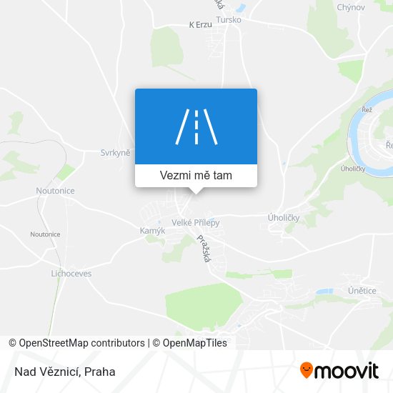 Nad Věznicí mapa