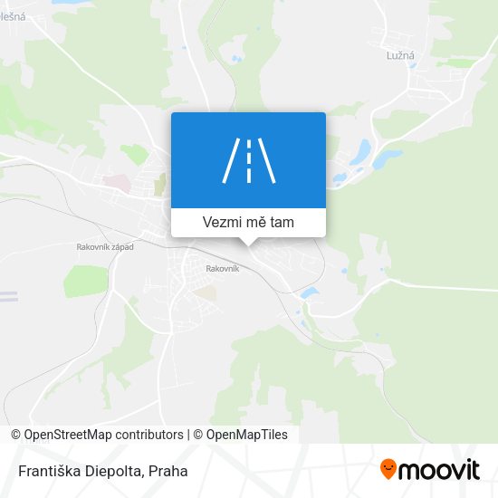 Františka Diepolta mapa